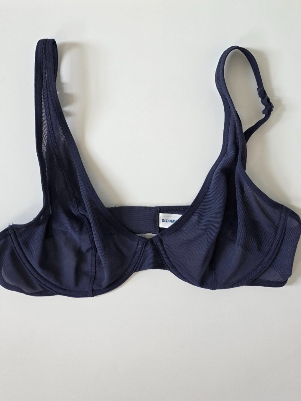 Old Navy Dark Blue Mesh Bra - Size 36B